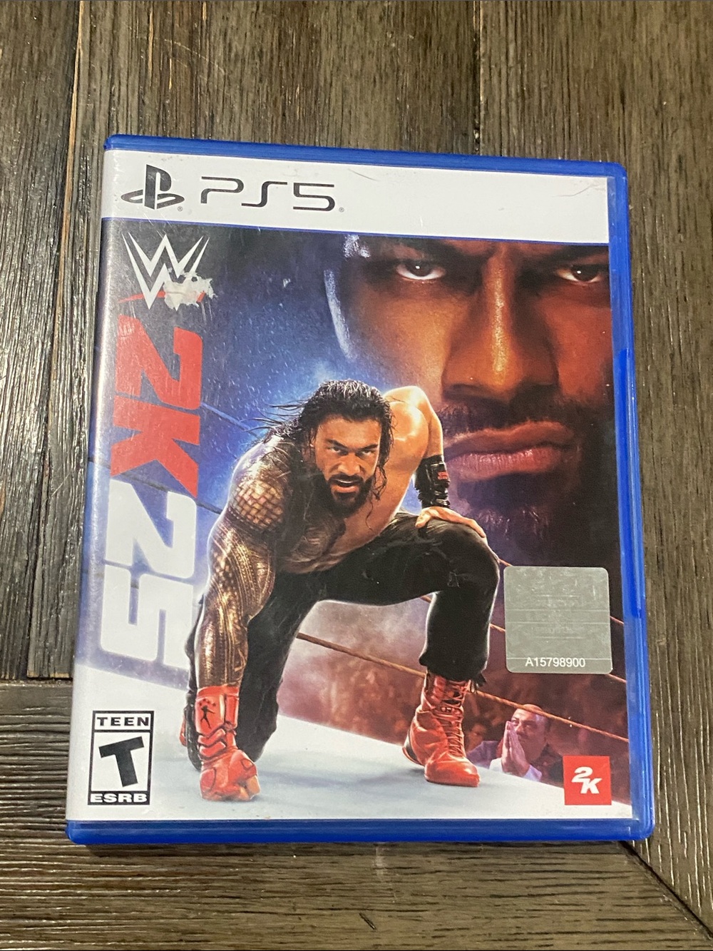 Sony PS5 WWE 2K25 - Black, Red, Blue Cover